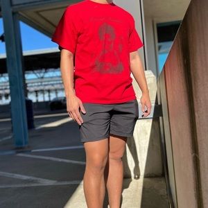 Red Lena Horne Graphic Tee